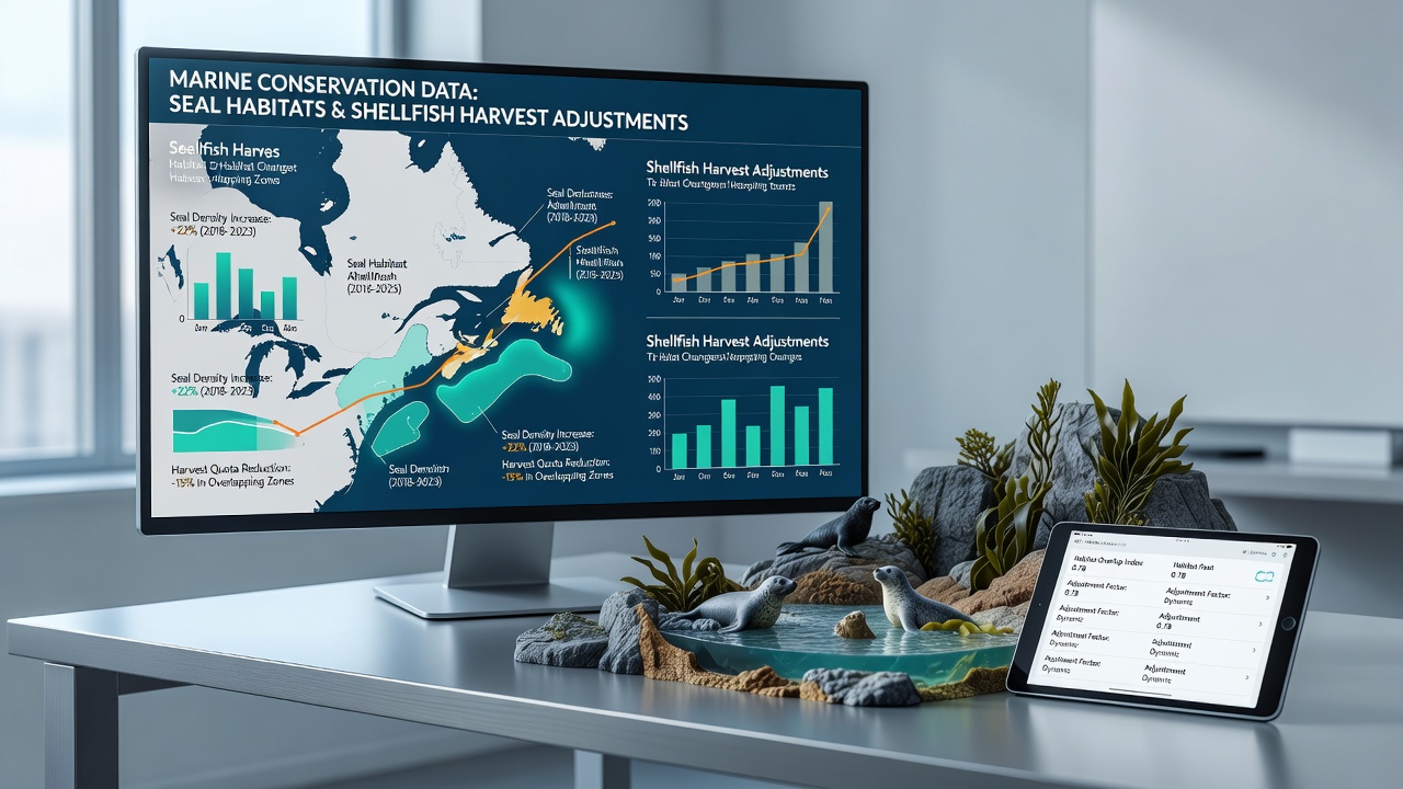 Marine Conservation Data Reveals Links Between Seal Habitats and Evolving Shellfish Harvest Adjustments